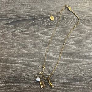 Juicy Couture Gold Charm Necklace
